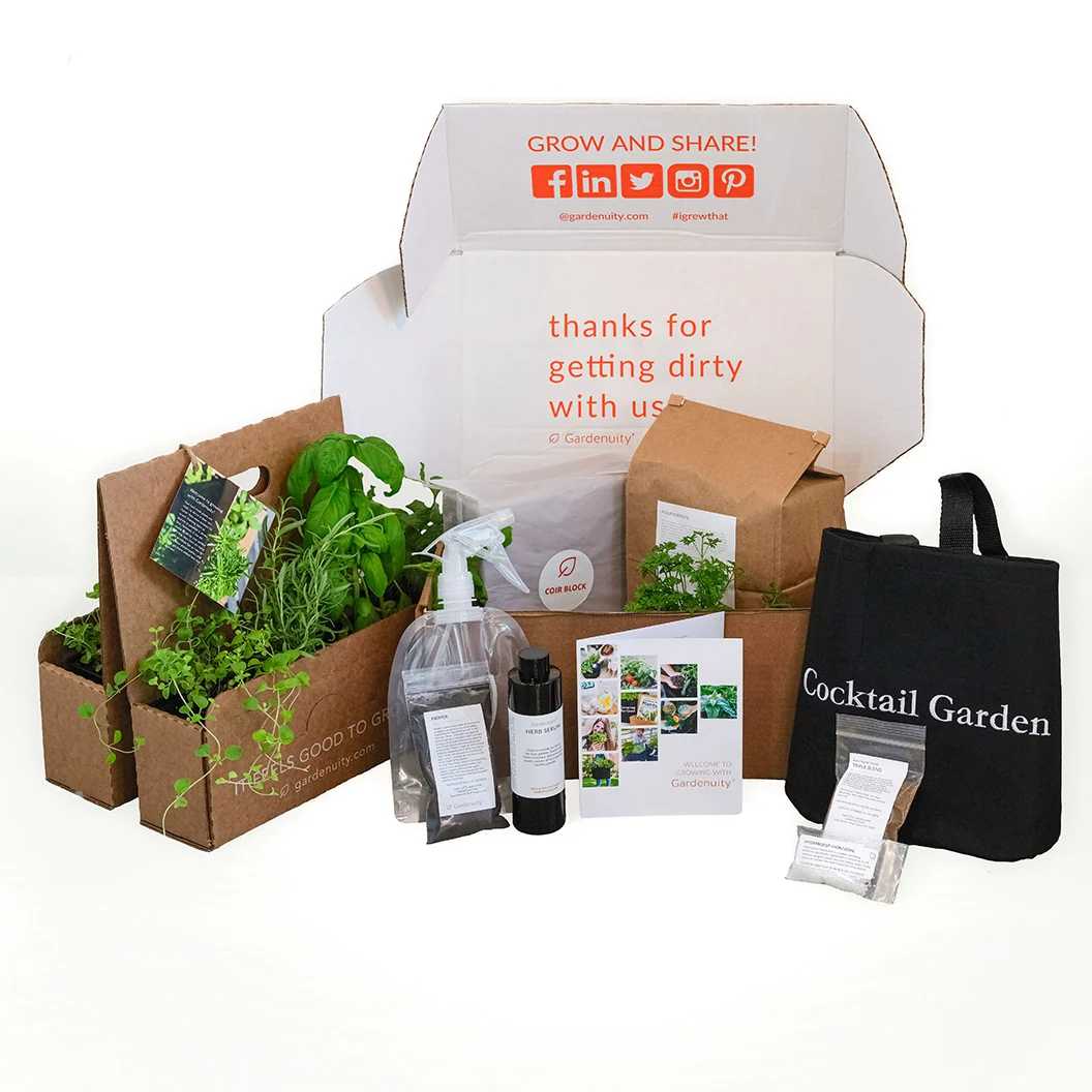 Gardenuity® Patio Cocktail Herb Garden Kit 4 Gardenuity® Patio Cocktail Herb Garden Kit