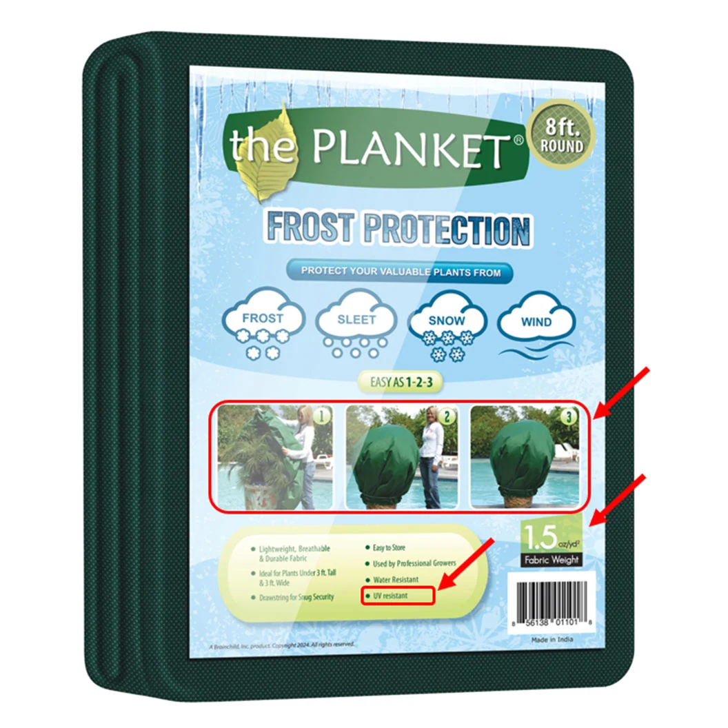 Planket™ - Frost & Cold Protection (8ft. Round) 5 Planket™ - Frost & Cold Protection (8ft. Round)