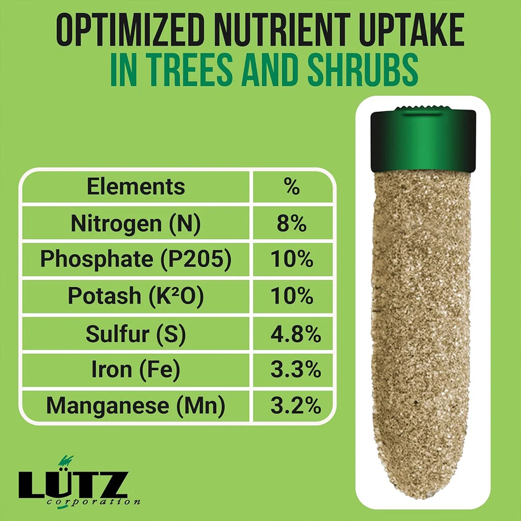 Lutz Perfect Evergreen Tree & Shrub Fertilizer Spikes 5 Lutz Perfect Evergreen Tree & Shrub Fertilizer Spikes
